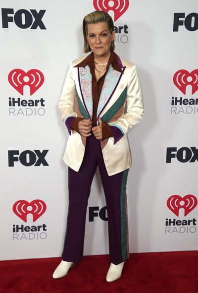 Brandi Carlile attends the iHeartRadio Music Awards at the Dolby Theatre on May 27, in Los Angeles.  (Chris Pizzelo/Invision/AP)