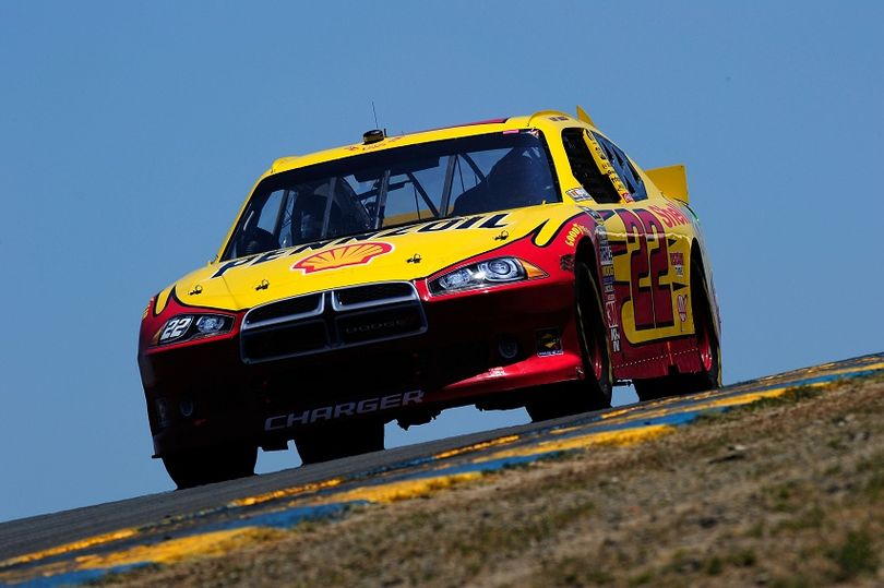 Kurt Busch leads the NASCAR Sprint Cup Series Toyota/Save Mart 350 on his way to winning on Sunday at Infineon Raceway in Sonoma, Calif. (Photo Credit: Robert Laberge/Getty Images for NASCAR) (Robert Laberge / Getty Images North America)