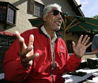 
Actor Morgan Freeman, a partner in Revelations Entertainment, talks about the creation of a new company with Intel Corp. called ClickStar, which was formed to distribute movies directly to consumers over the Internet. 
 (Associated Press / The Spokesman-Review)
