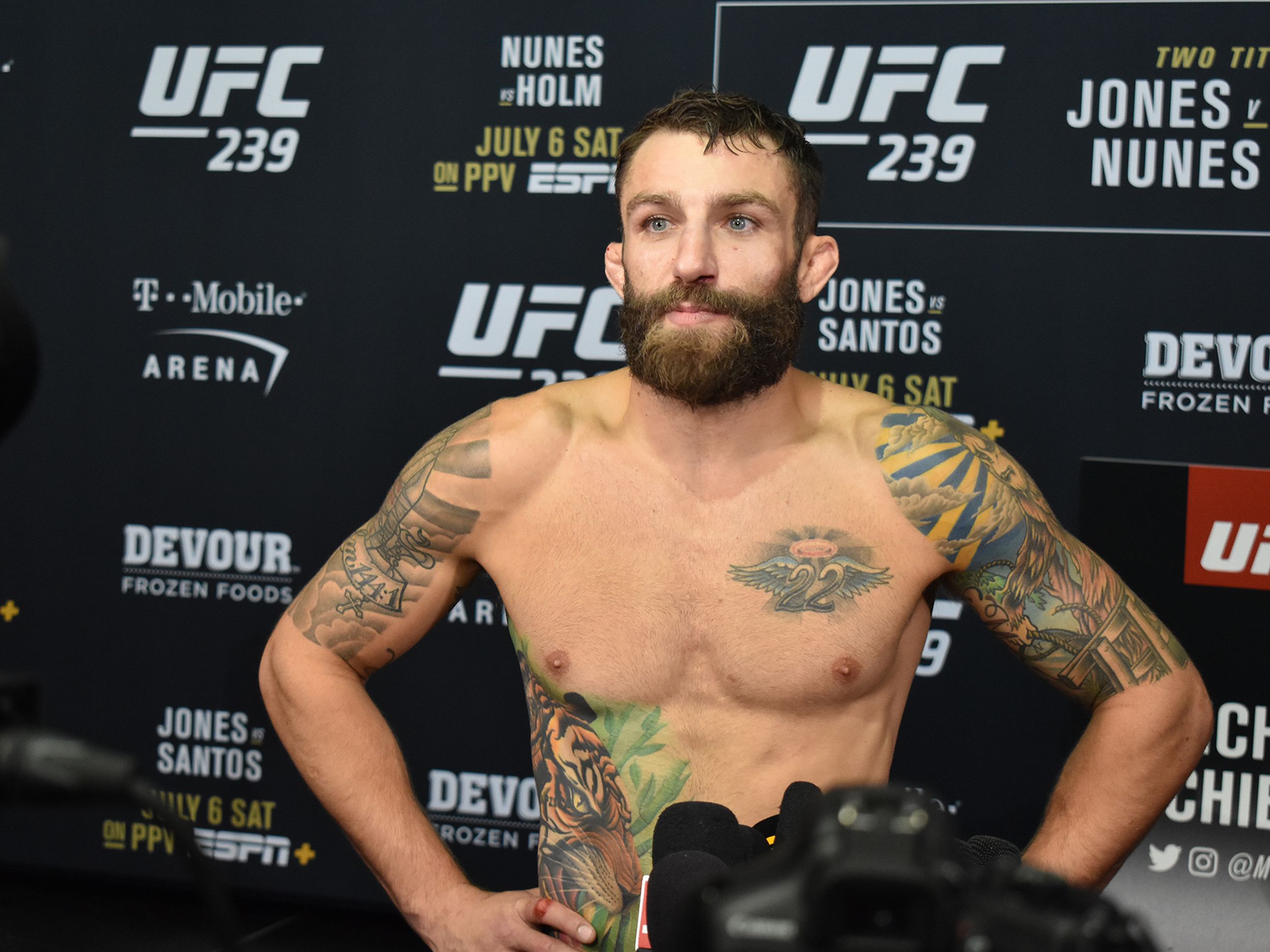 The Biggest Fight Of My Life Spokane S Michael Chiesa Excited For Maincard Bout At Ufc Fight Island 8 The Spokesman Review