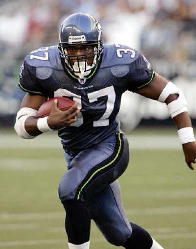 Shaun Alexander  NFL running back, Seattle Seahawks, 2005 MVP