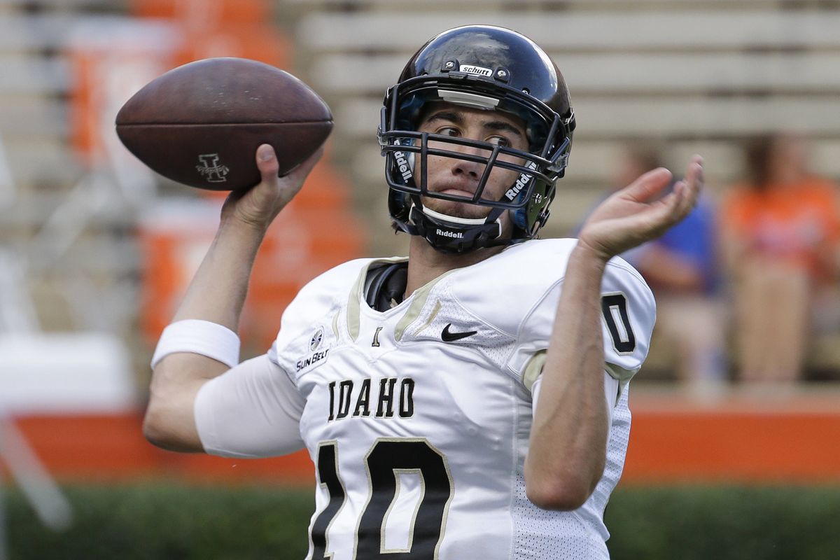 Matt Linehan is a quarterback at Idaho, just like his father. (Associated Press)