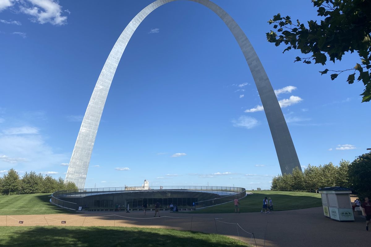 The Gateway Arch is a well-known attraction in St. Louis, Missouri, and includes a ride with small, five-seat tram cars.  (Dan Webster/The Spokesman-Review)