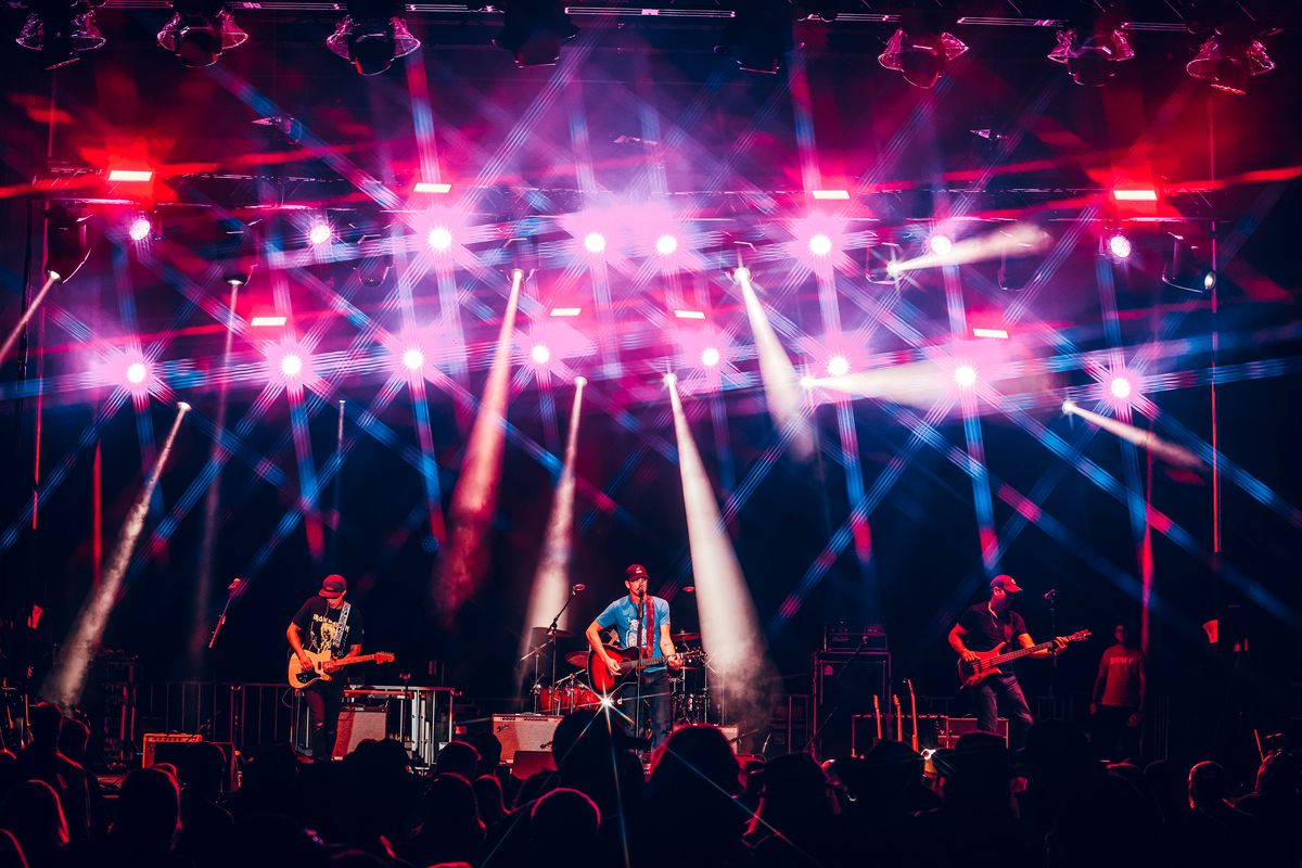 Steve Harms, Chance Long, Nick Halpin (back, behind Long, not visible) and Lance Shew of Last Chance Band. The country rockers are at Nashville North in Post Falls on Friday and Saturday nights.  (Alicia Hauff)