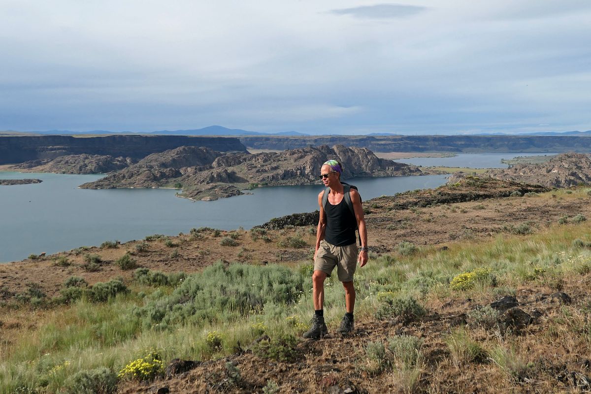 The hiking trails on top of Steamboat Rock offers fantastic views of Banks Lake and the Grand Coulee. (John Nelson)