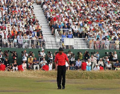 
Brits have grown accustomed to watching Tiger Woods win.
 (Associated Press / The Spokesman-Review)