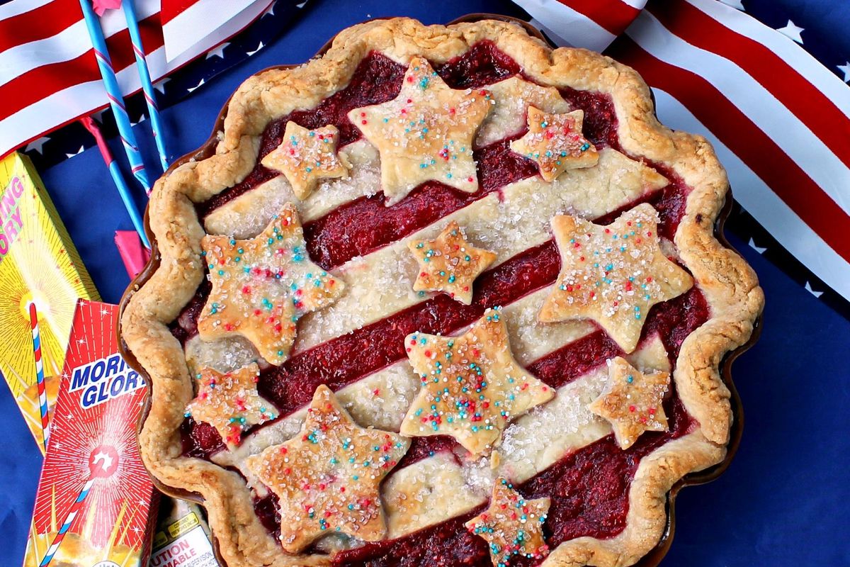 This stunning berry pie is perfect for Fourth of July. (Lorinda McKinnon)