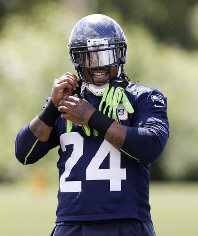 Seattle running back Marshawn Lynch is expected to play more in tonight’s exhibition against the Broncos. (Associated Press)