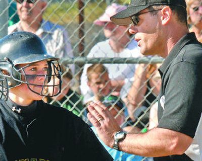 
Danielle, a sophomore, is the latest of the Lynn girls to play softball for their father, George, at Shadle Park. 
 (Jed Conklin / The Spokesman-Review)