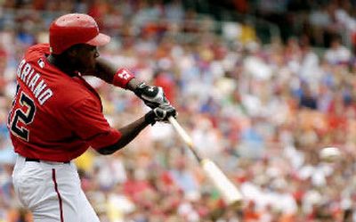 
Plenty of teams would love to add Alfonso Soriano's bat to their lineups.
 (Associated Press / The Spokesman-Review)