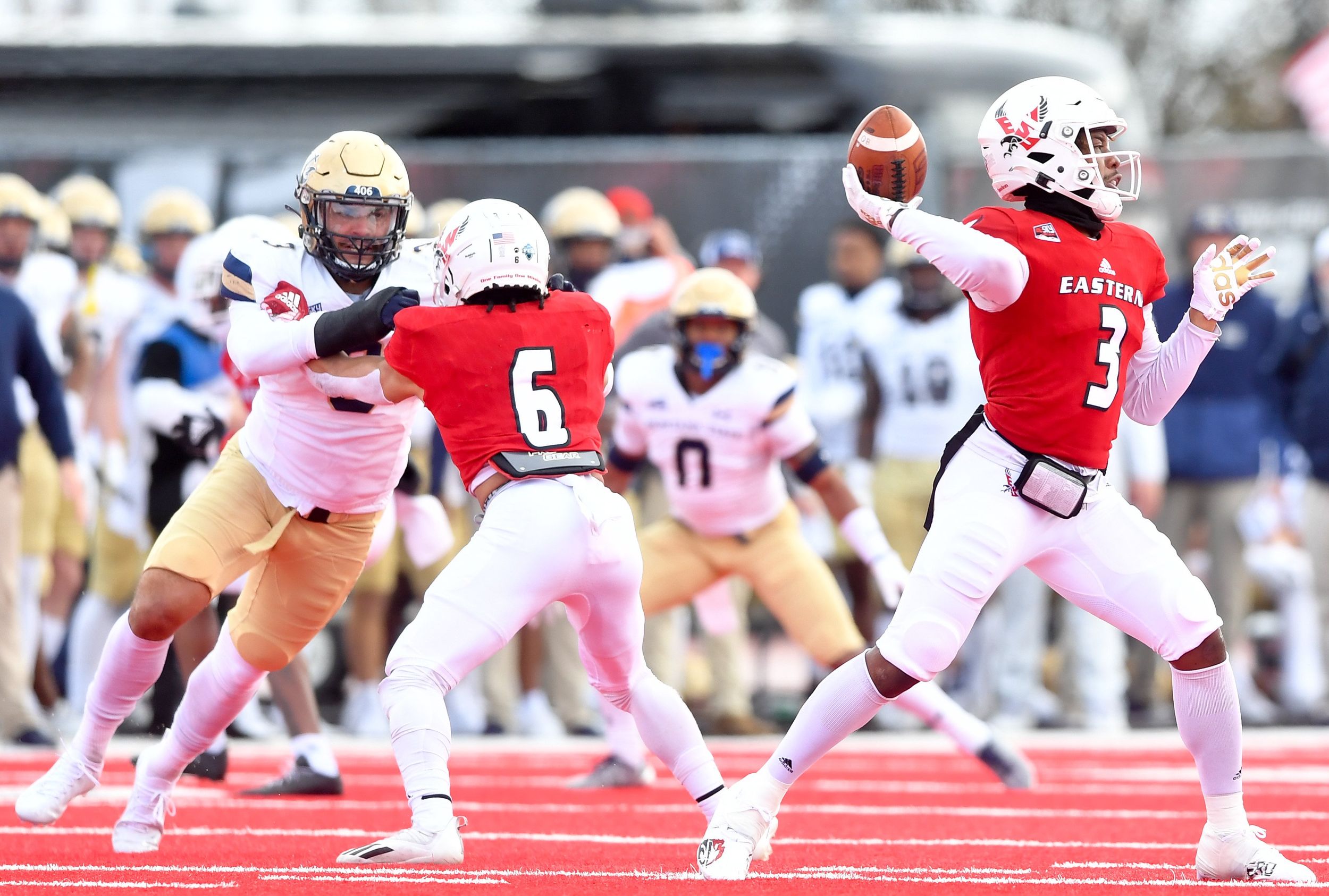 Backtoback Eastern Washington quarterback Eric Barriere repeats as