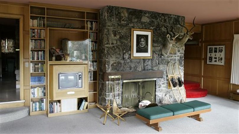 This July 30, 2007 file photo shows an interior view of the house formerly owned by Ernest Hemingway outside Ketchum, Idaho, where he wrote his last works before killing himself in 1961. (AP / Ted S. Warren)