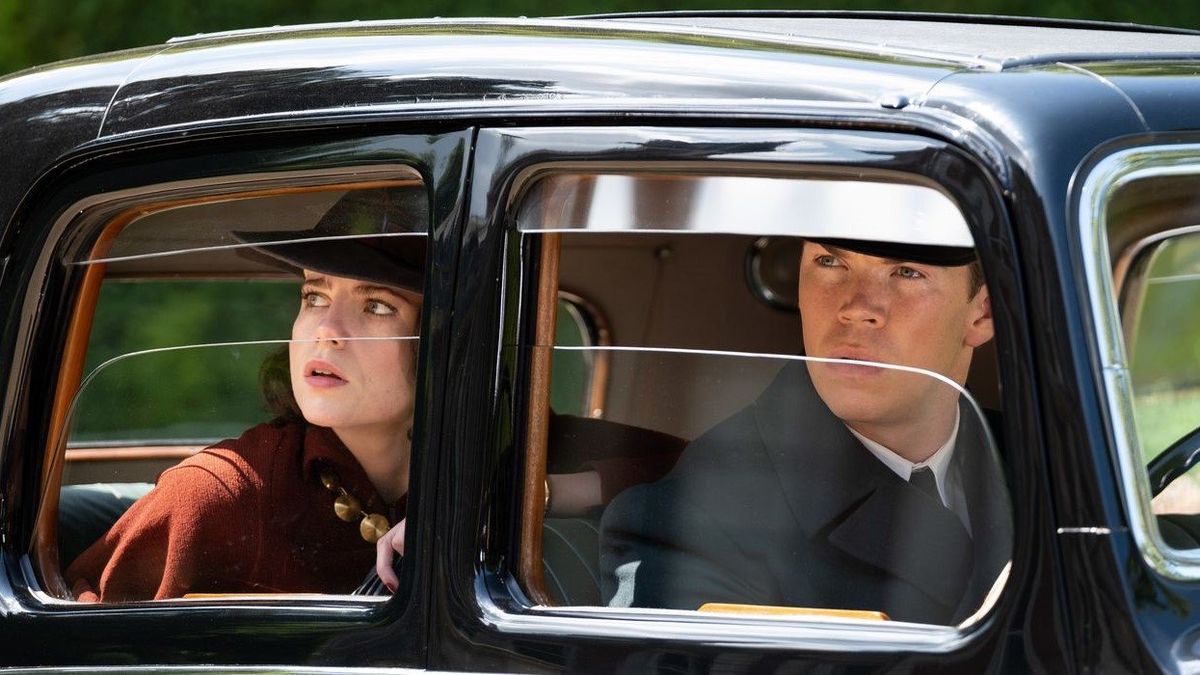 Lucy Boynton and Will Poulter in “Why Didn’t They Ask Evans?”  (BritBox)