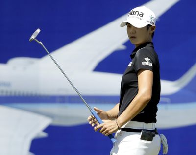 Sung Hyun Park shot a 65 to share the first round lead with Jenny Shin at the LPGA Texas Classic. (Chris Carlson / Associated Press)