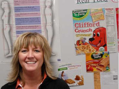 
Katherine Weiss, a Lakeside Middle School teacher, developed the Healthy Snack Store Web site. 
 (Brian Plonka / The Spokesman-Review)