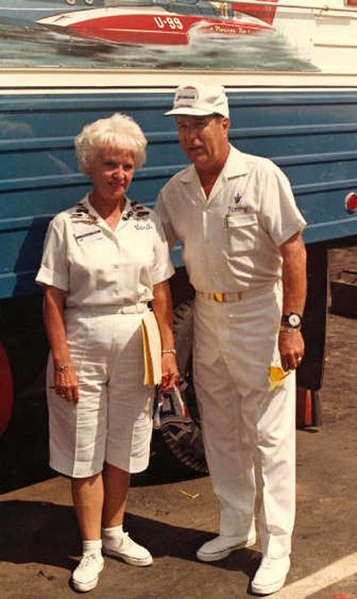 
Lucile and husband Harry pose at a race in the 1970s. Mike Fitzsimmons Collection
 (Mike Fitzsimmons Collection / The Spokesman-Review)