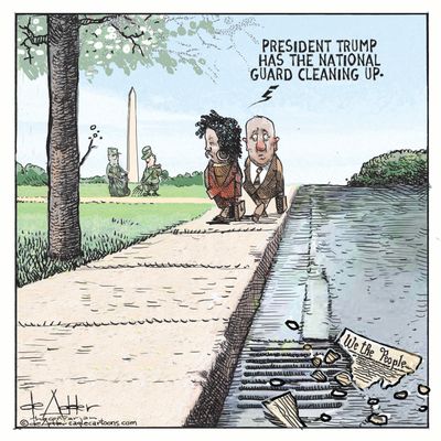 Michael de Adder cartoon for Sept. 2, 2025.  (Michael de Adder/CagleCartoons.com)