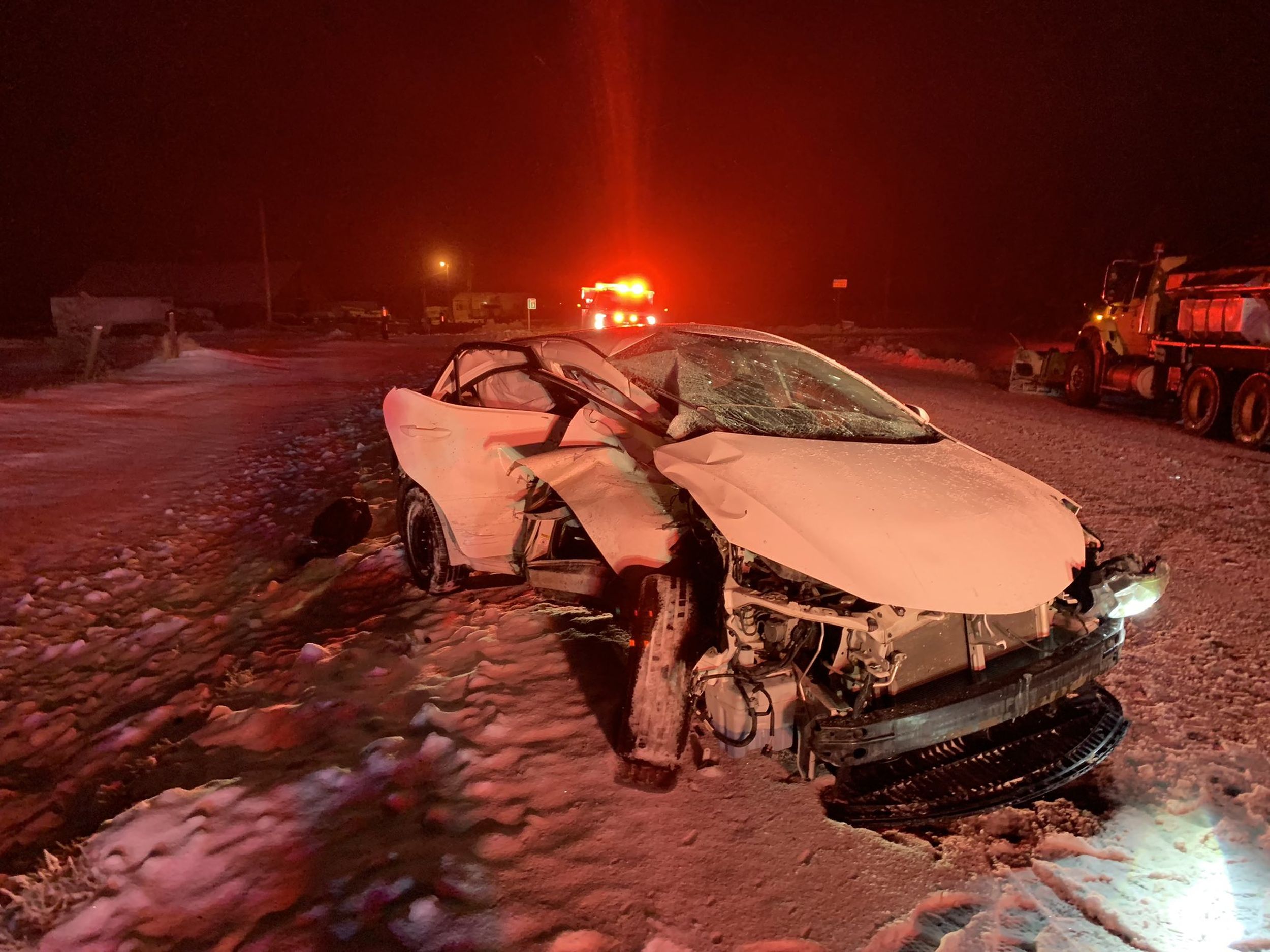 Driver Arrested For Dui After Colliding With Snow Plow Truck Near