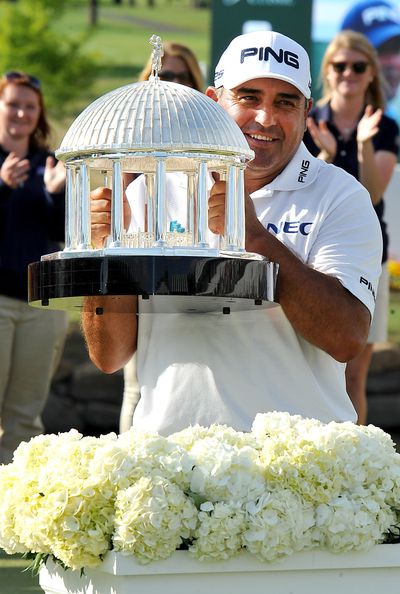 Angel Cabrera, who has U.S. Open and Masters victories, now has his first win in an event other than a major. (Associated Press)
