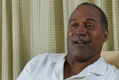 
O.J. Simpson in a 2004 interview.  Associated Press
 (File Associated Press / The Spokesman-Review)