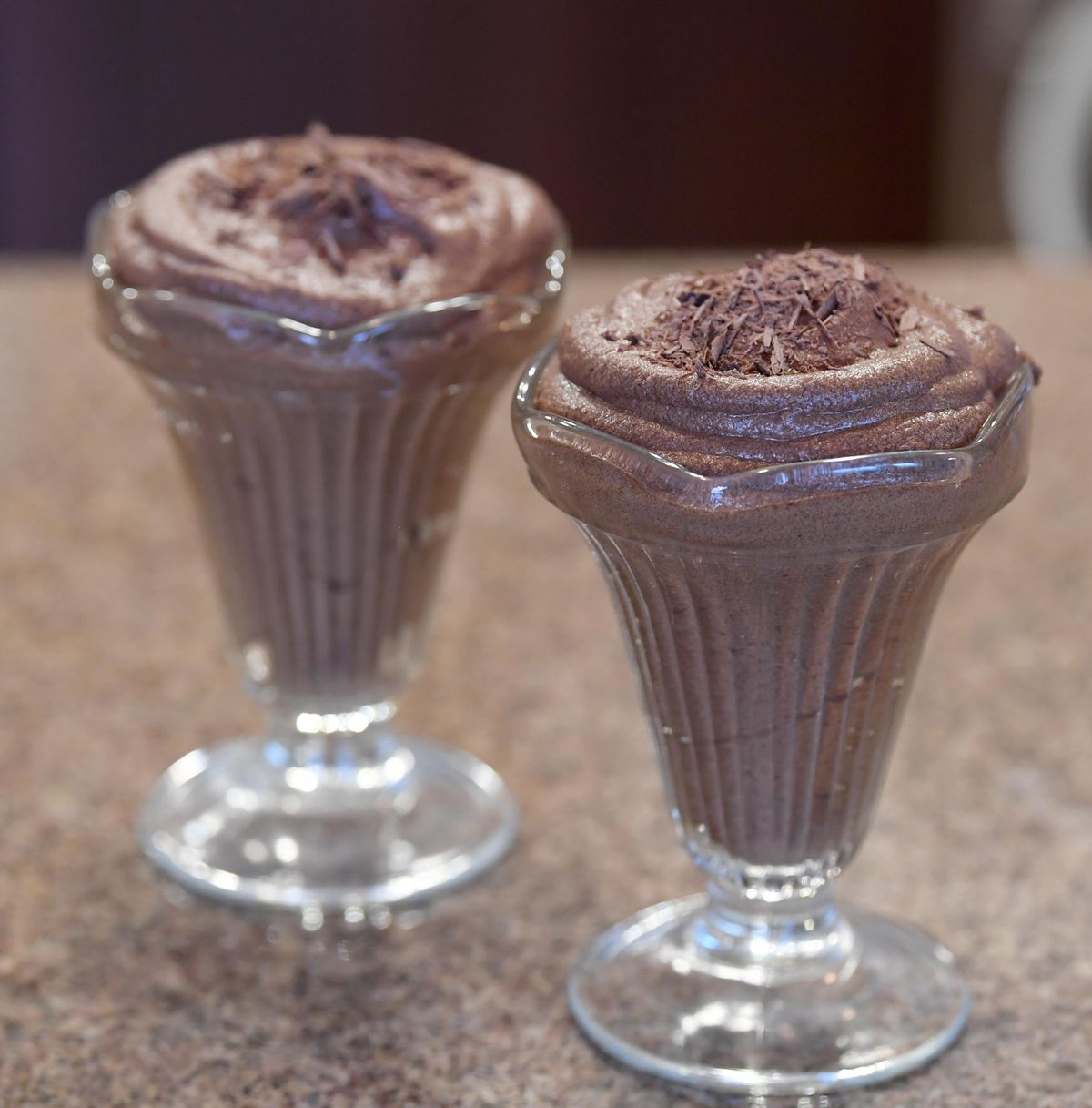 Food Editor Adriana Janovich makes Julia Childs chocolate mousse. (Jesse Tinsley / The Spokesman-Review)