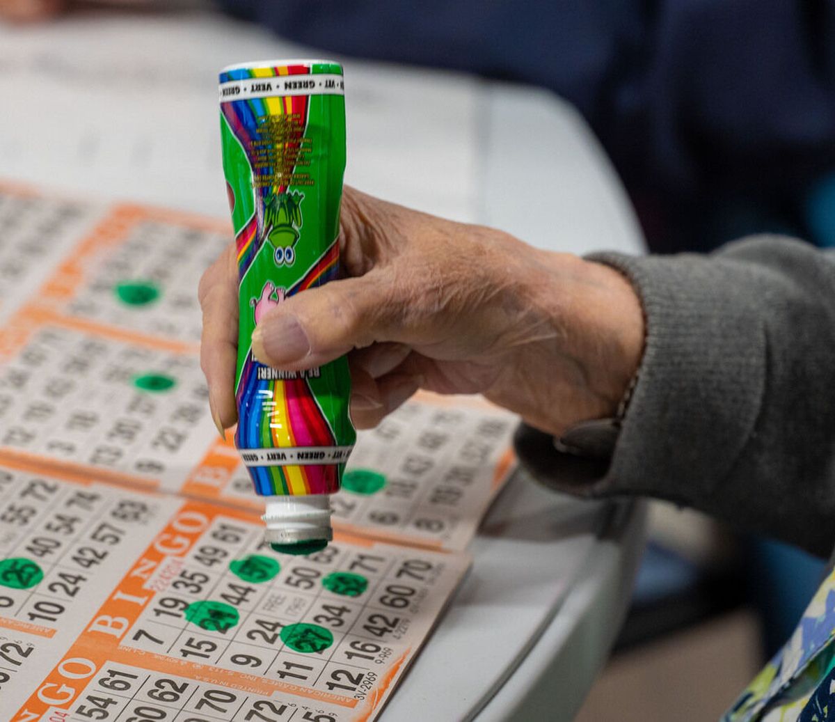 Bingo Seat Cushion - Lucky Bingo Print