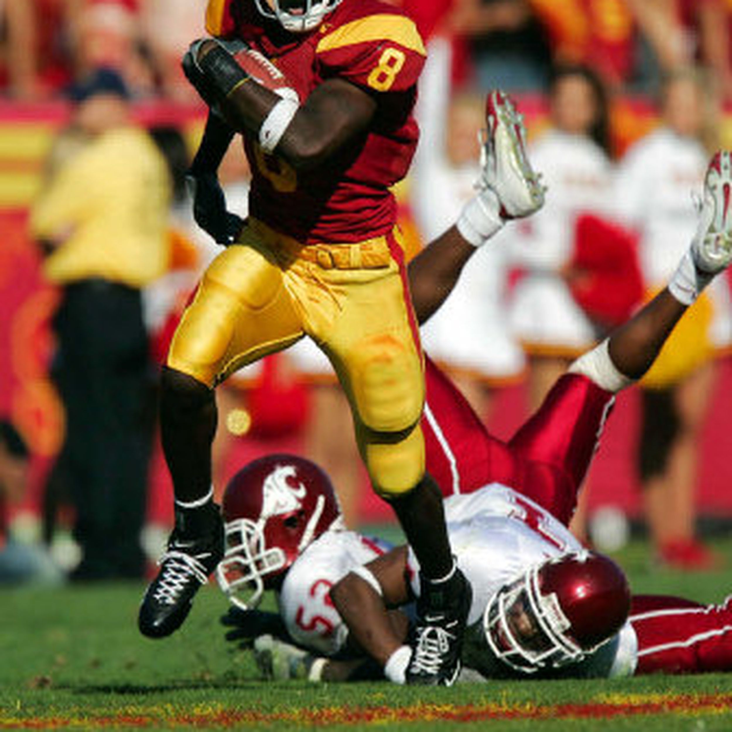 Lot Detail - 2005 Reggie Bush USC Trojans Game Worn Home Jersey