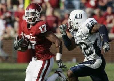 
Mossis Madu and the Sooners left the Aggies behind.Associated Press
 (Associated Press / The Spokesman-Review)