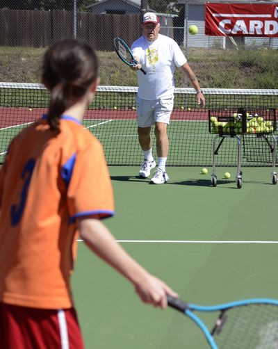 Retired tennis coach Leroy Lemaster has been organizing the annual 24-hour tennis-a-thon fundraiser for 15-years. (Colin Mulvany)