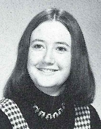Jane Smith in her 1976 college photo.