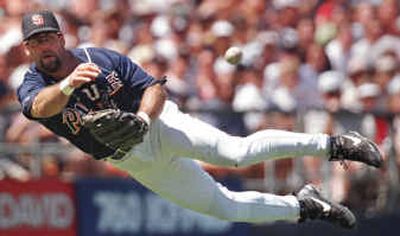 
The late Ken Caminiti had a career year with the San Diego Padres in 1996, earning him the National League MVP award. 
 (Associated Press / The Spokesman-Review)