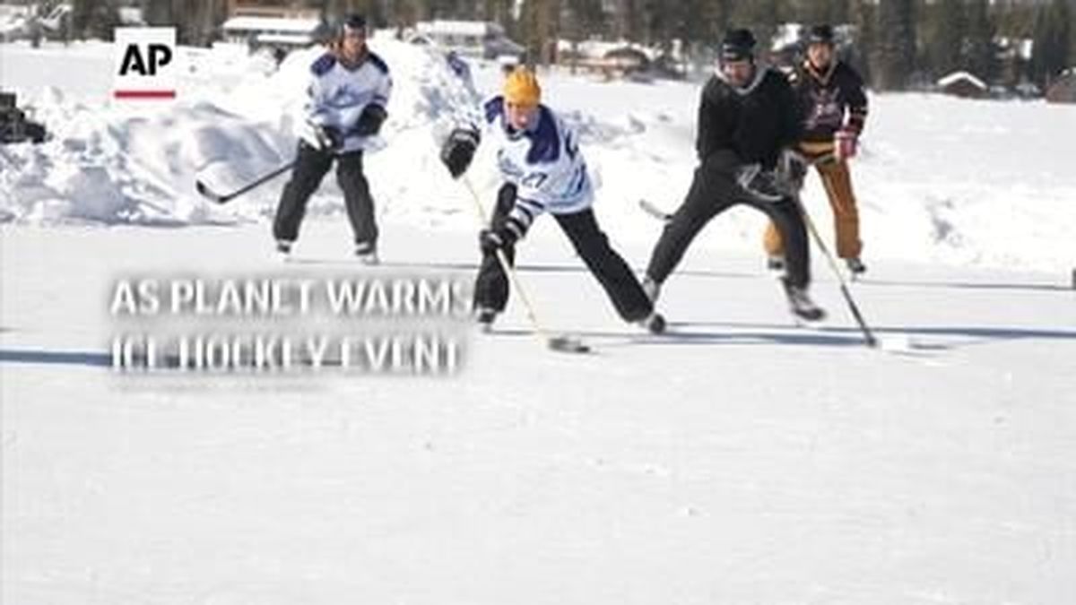 In Grand Lake, Colorado, an outdoor ice hockey tournament was postponed by a month due to thin ice on the fragile alpine lake. Climate change is shortening freshwater ice seasons, affecting local communities that depends on them. 