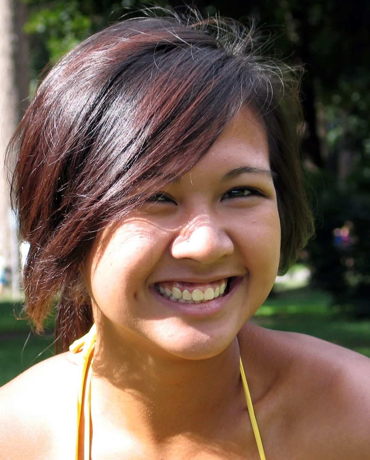 Crystal Mekdarasack, of Spokane: “Leather jackets, destroyed jeans – you know, ripped jeans. And headbands, too.” (The Spokesman-Review)