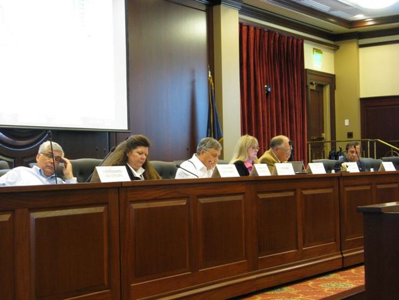 Frustrated Idaho redistricting commissioners, a scant two hours ahead of their 5 p.m. Tuesday deadline, begin acknowledging they're not going to make it. (Betsy Russell)