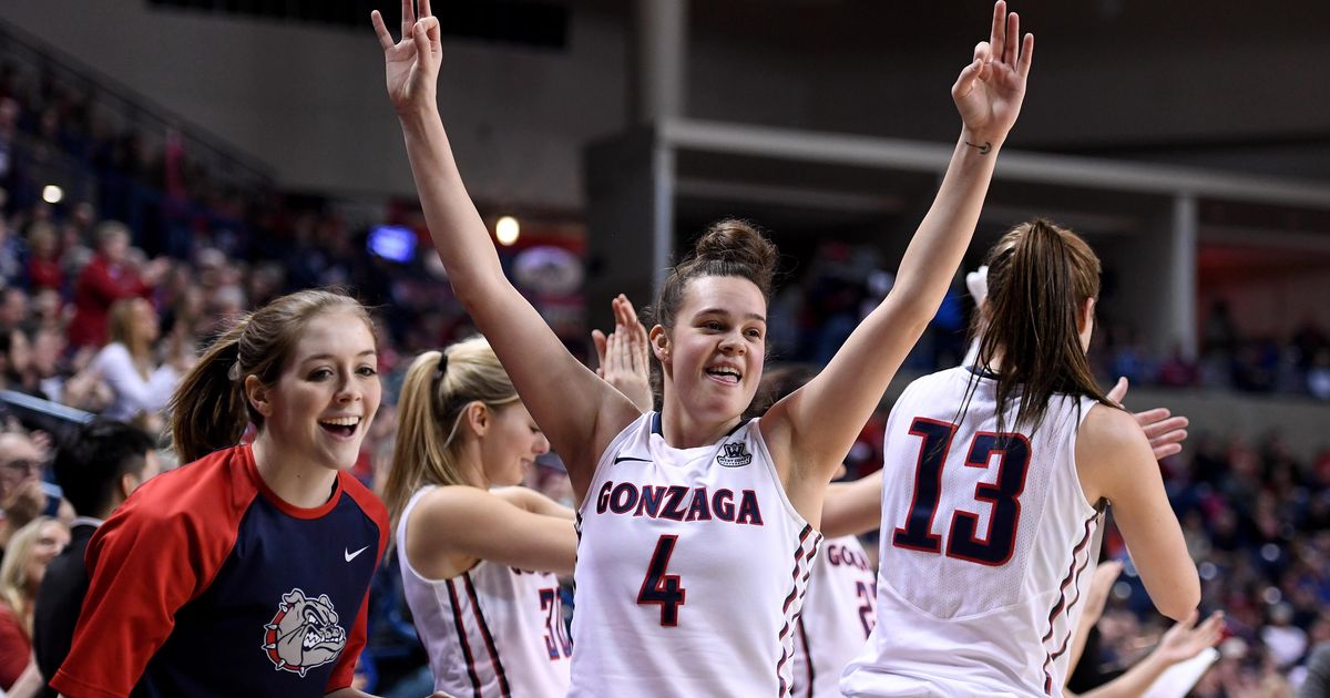 Gonzaga student makes half court shot at women s game to collect cool Gonzaga student makes half court shot at women s game to collect cool