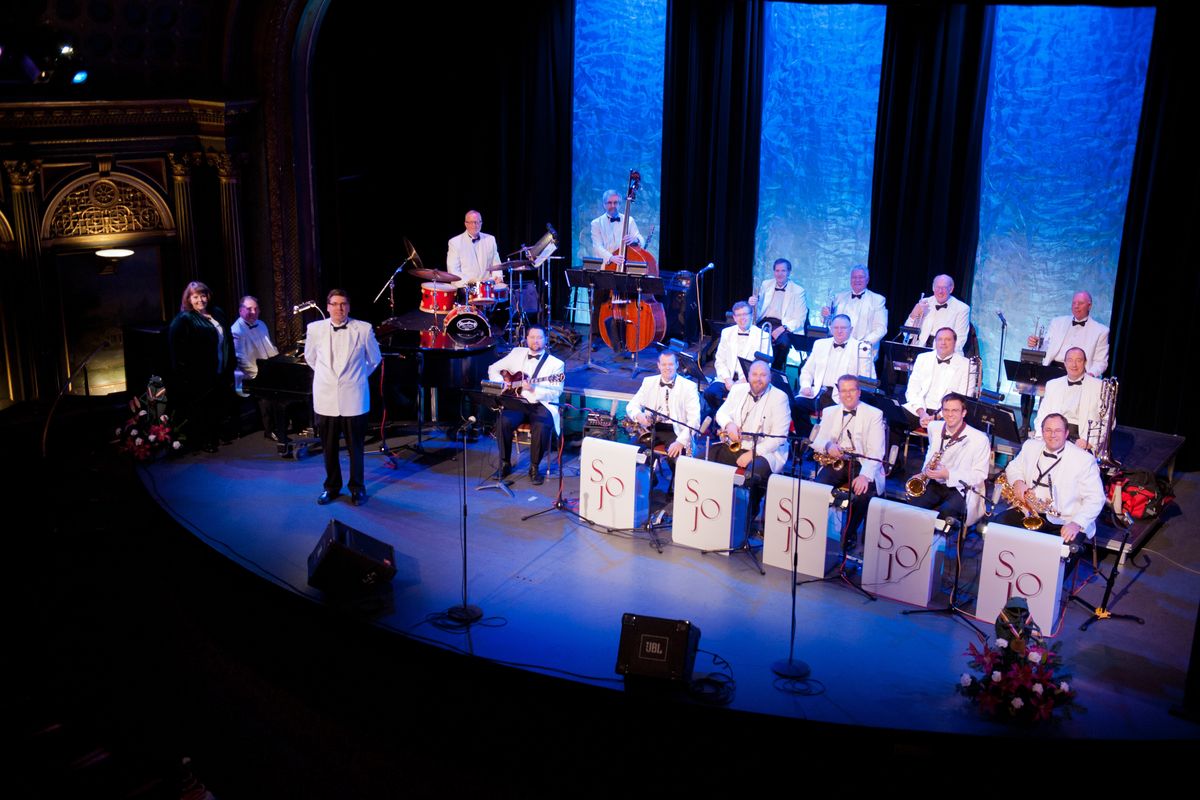 The Spokane Jazz Orchestra presents “Christmas in New York” on Saturday at the Bing Crosby Theater.