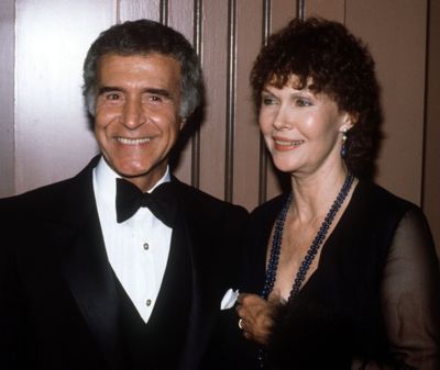ORG XMIT: NY127 ** FILE ** In this Jan. 12, 1987 file photo, Ricardo Montalban and his wife Georgiana attend the American Cinema Awards in Los Angeles. Montalban, the Mexican-born actor who became a star in splashy MGM musicals and later as the wish-fulfilling Mr. Roarke in TV's 