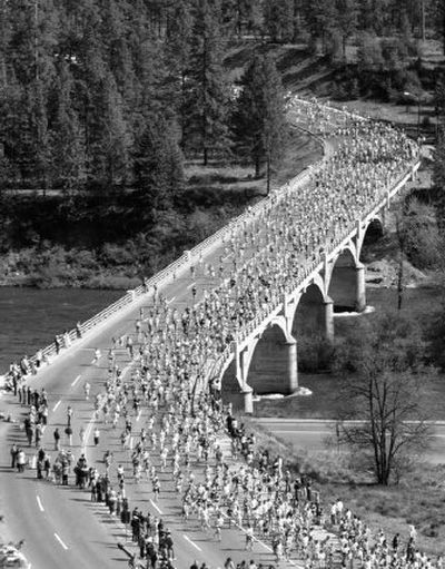 With Bloomsday fast approaching, it's a good time to strengthen those legs.
(File Photo / The Spokesman-Review)