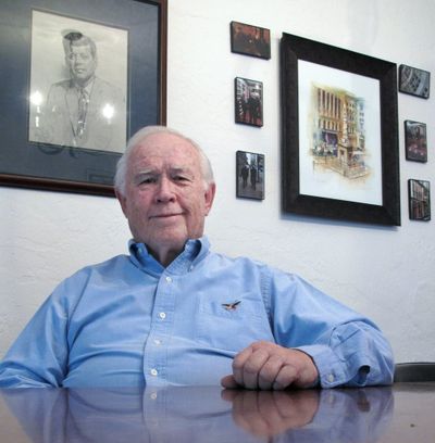 In this photo taken Nov. 18, 2011, Idaho property-rights lawyer Fred Kelly Grant poses for a picture at his home office in Nampa, Idaho. Grant is promoting a strategy for counties that he says will help them take on the federal government, on hot-button issues including wolves, U.S. Forest Service road closures and the removal of dams on the Klamath River in California. (Associated Press)