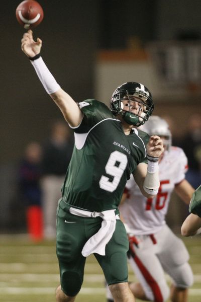 Skyline quarterback Jake Heaps is the state player of the year.   (Associated Press)