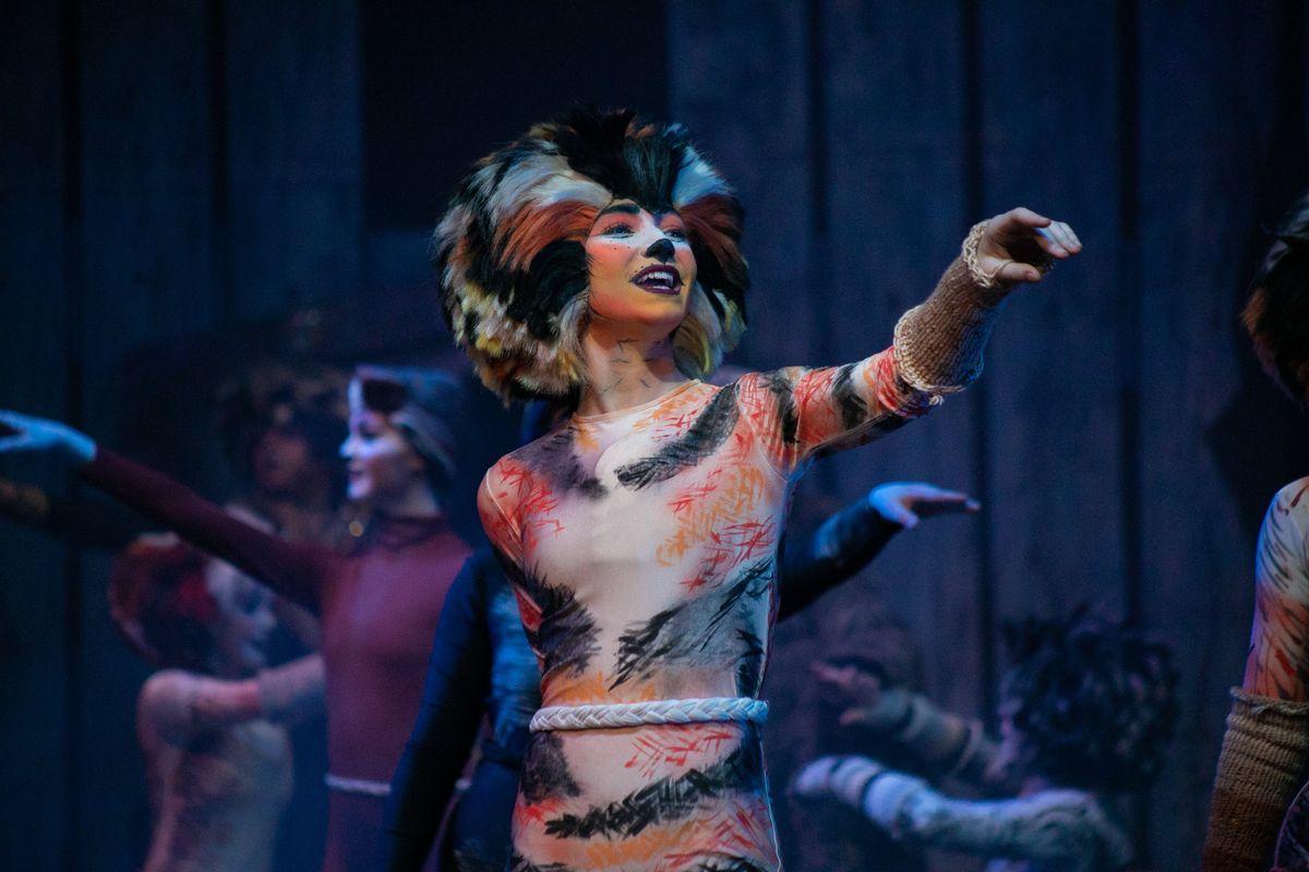 Ruby Krajic in Spokane Civic Theatre’s 2024 production of “Cats.” Krajic is part of this weekend’s cast of “Voices.”  (Courtesy)
