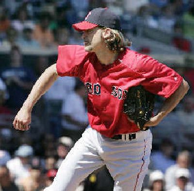 
Boston, Bronson Arroyo can ease into year without Yankees. 
 (Associated Press / The Spokesman-Review)