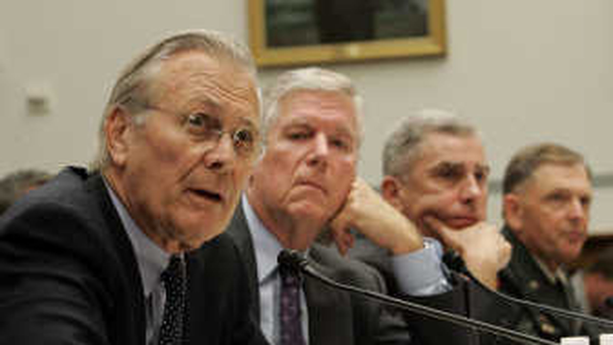 Rumsfeld and generals deny cover-up after Tillman death