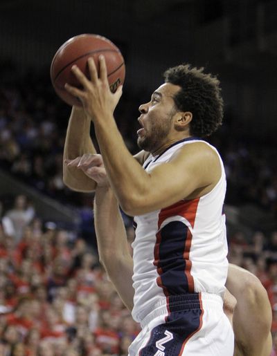 Elias Harris leads Gonzaga at 15.9 points per game. (Associated Press)