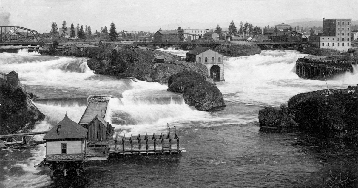 Then And Now: Spokane River Middle Falls | The Spokesman-Review