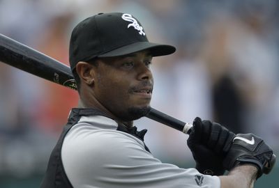 Ken Griffey Jr. warms up before his first game with the Chicago White Sox. (Associated Press / The Spokesman-Review)