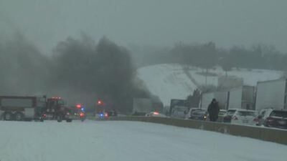 A winter storm dropping snow and ice also sent temperatures plunging across the southern Plains. More than 1.3 million customers were reportedly in the dark as of 3 a.m. local time. The weather is making roads especially dangerous. 