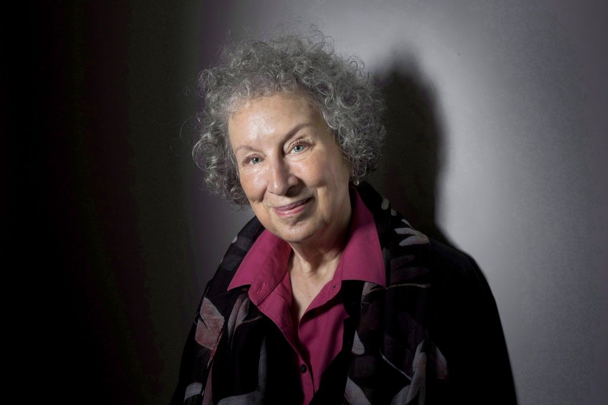 Margaret Atwood, shown in 2015, has a cameo appearance in the Hulu adaptation of her dystopian nove, “The Handmaid’s Tale.” (Darren Calabrese / AP)