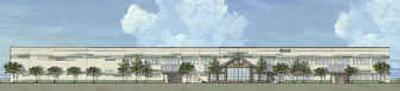 
This is an artists drawing of the Buck Knives plant that will be built in Post Falls.
 (Illustration courtesy of Buck Knives / The Spokesman-Review)