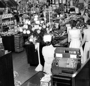 In August of 1955 the F.W. Woolworth Co. showed their new downtown store to the public as they were preparing to open.  